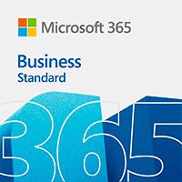 ESD Microsoft 365 Business Standard, multilenguaje, suscripción anual, uso comercial, descarga digital.